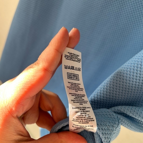 4/$20 Dorothy Perkins  NWT white lined puff short sleeve blue top- Size 14 - Picture 12 of 12